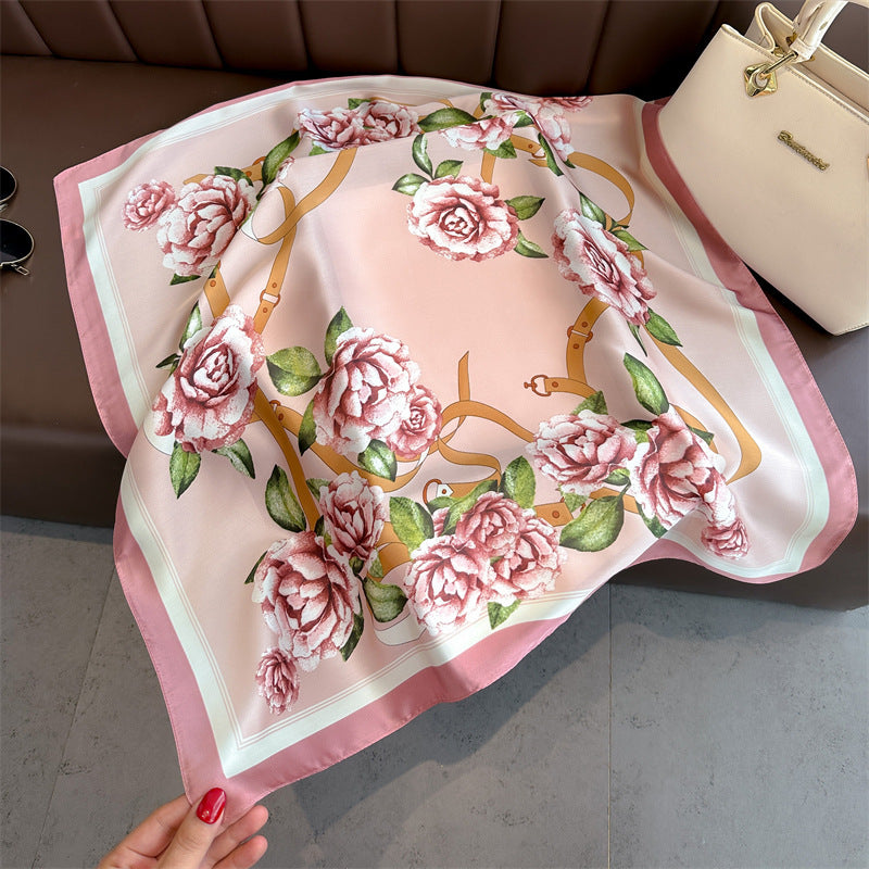 Lenço Toque de Seda Ravena 70x70cm - Estilo 42