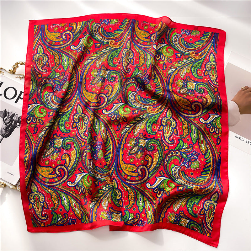 Lenço Toque de Seda Catânia 70x70cm - Estilo 20