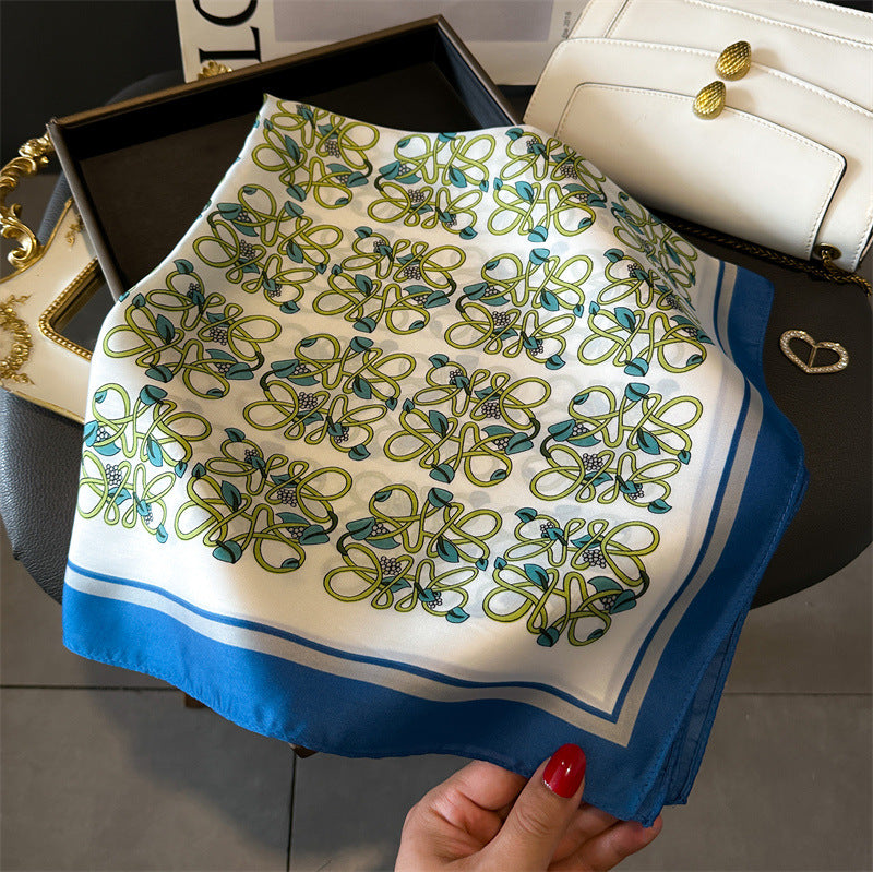 Lenço Toque de Seda Catânia 70x70cm - Estilo 32
