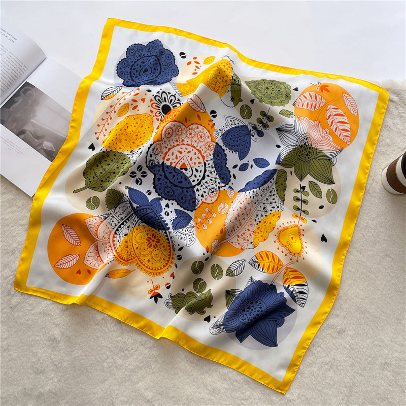 Lenço Toque de Seda Catânia 70x70cm - Estilo 34