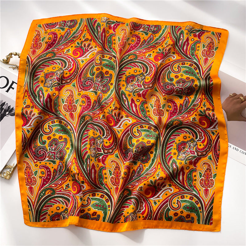 Lenço Toque de Seda Catânia 70x70cm - Estilo 7