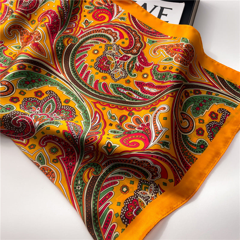 Lenço Toque de Seda Catânia 70x70cm - Estilo 7