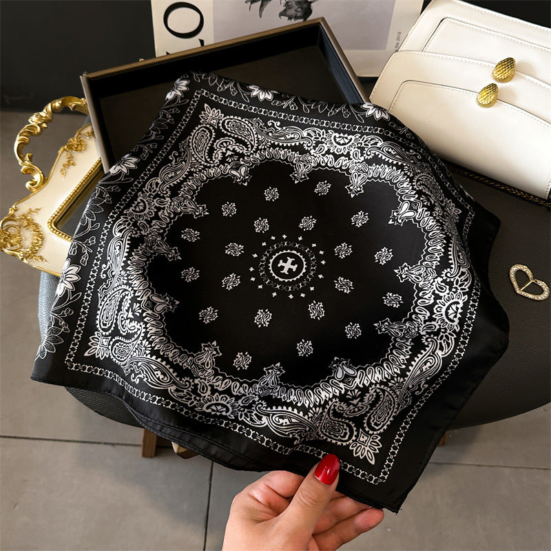 Lenço Toque de Seda Ravena 70x70cm - Estilo 3