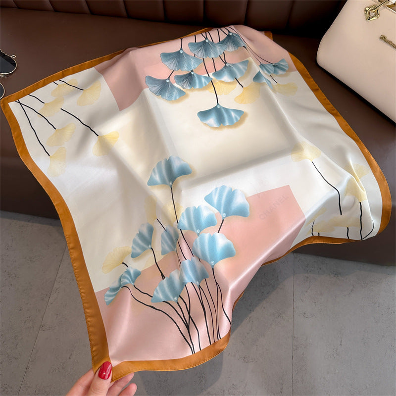 Lenço Toque de Seda Ravena 70x70cm - Estilo 39
