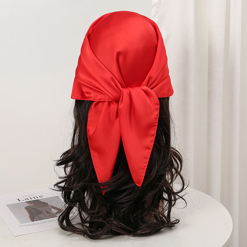 Lenço Toque de Seda Cores Lisas 70x70cm - Cor 11