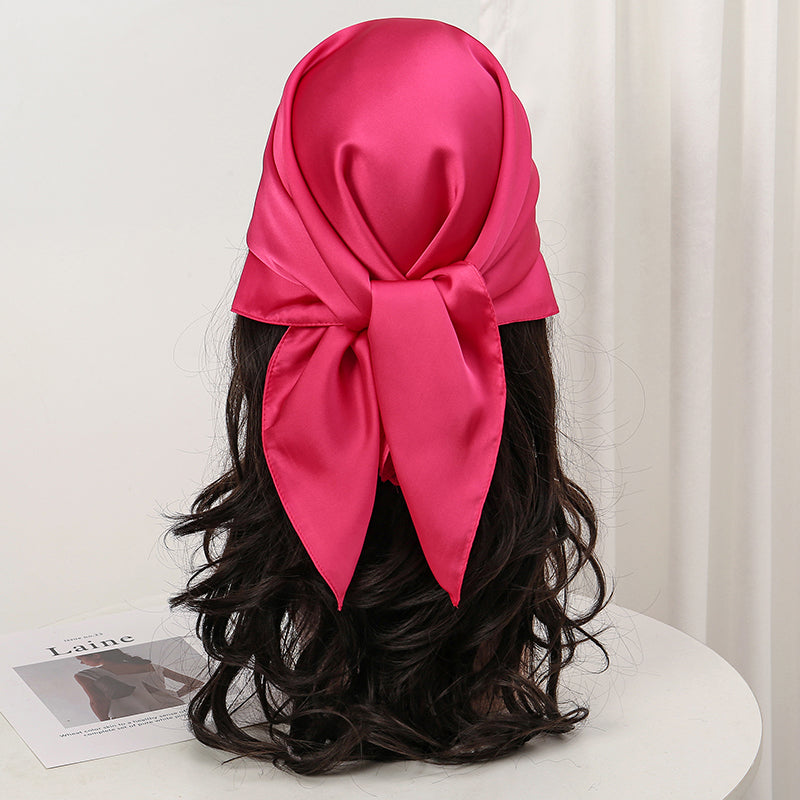 Lenço Toque de Seda Cores Lisas 70x70cm - Cor 4