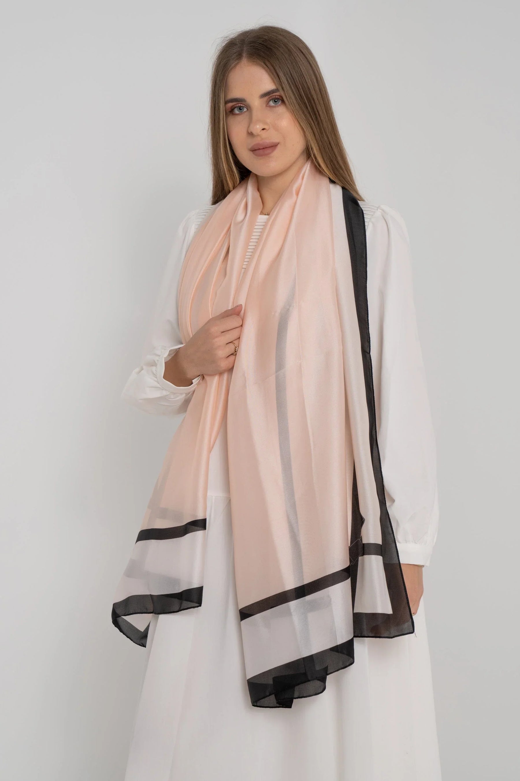 Echarpe Toque de Seda Florença 180x90cm - Estilo 8