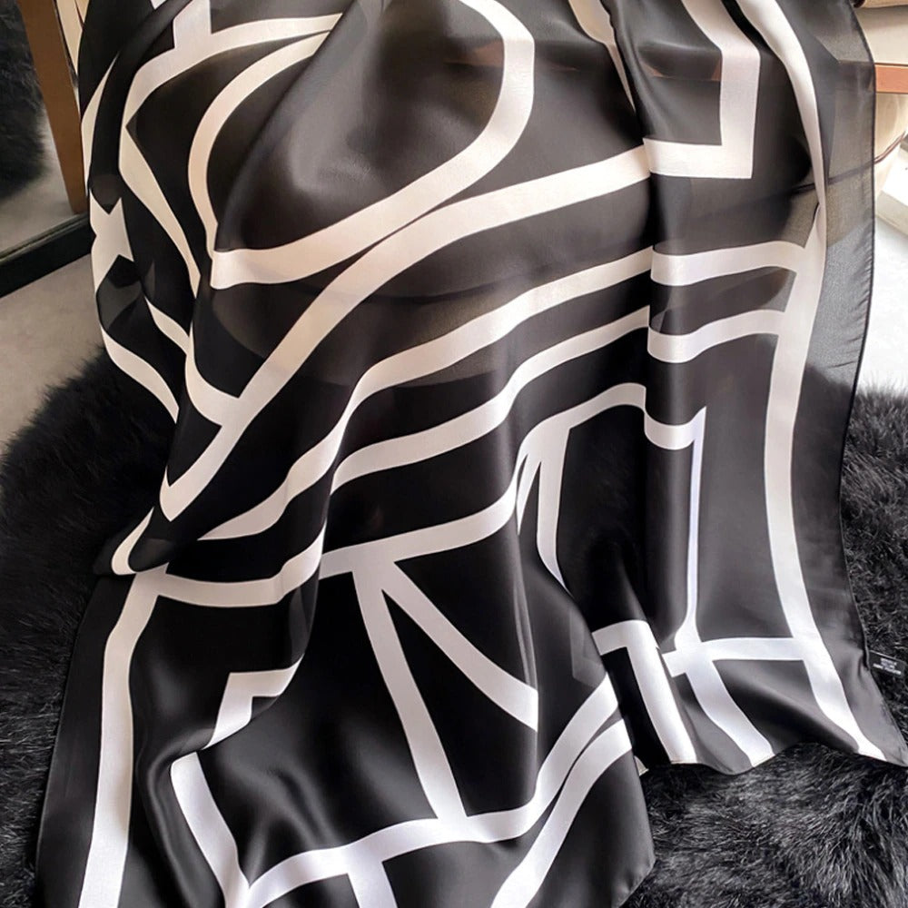 Echarpe Toque de Seda Milão 180x90cm - Estilo 32