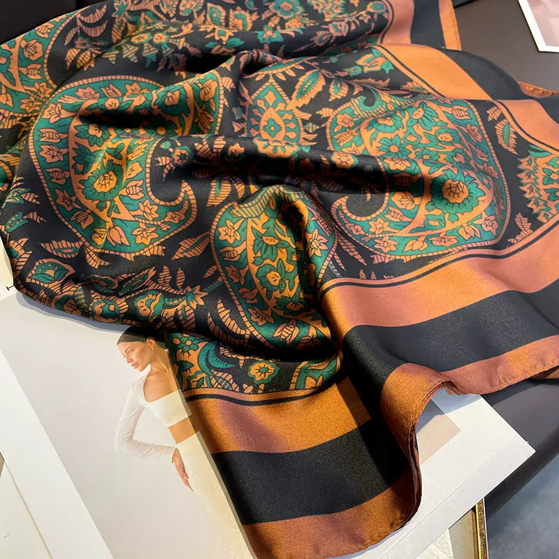 Echarpe Toque de Seda Milão 180x90cm - Estilo 15