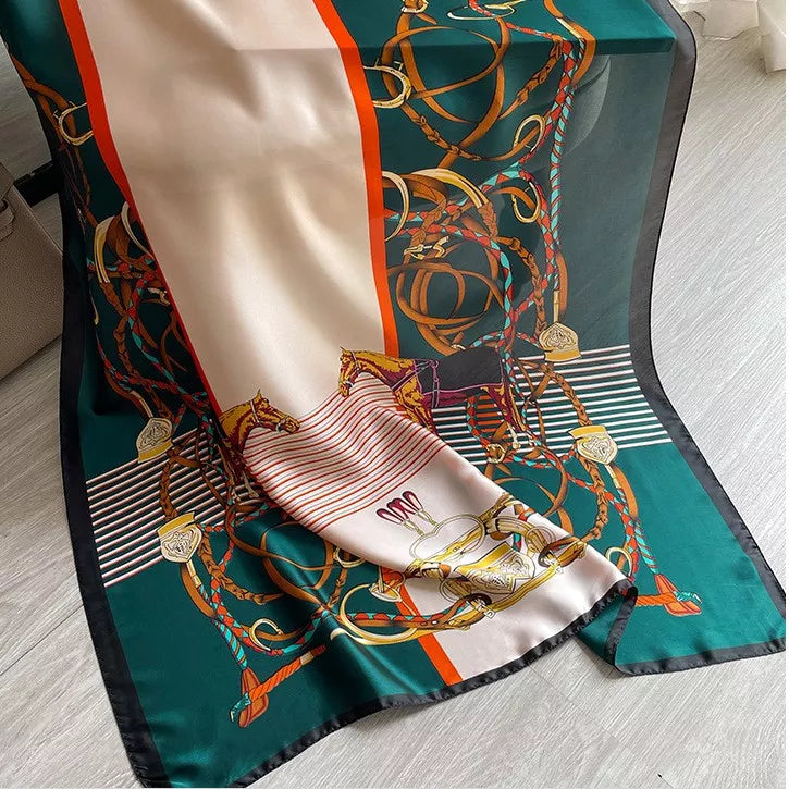 Echarpe Toque de Seda Florença 180x90cm - Estilo 15