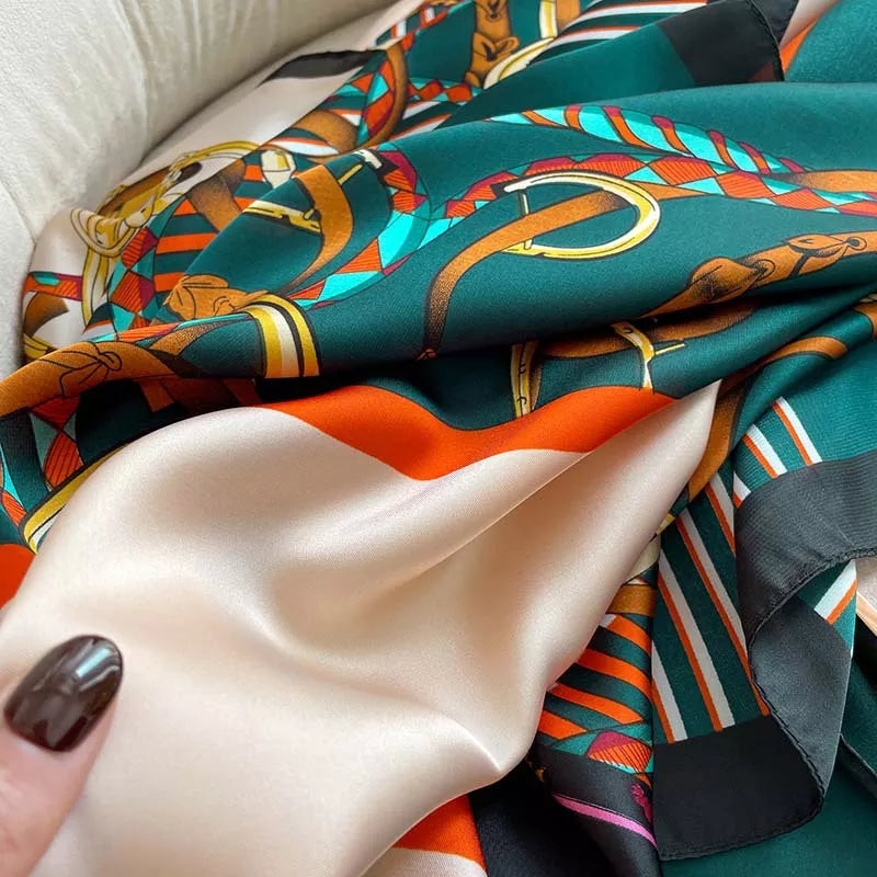 Echarpe Toque de Seda Florença 180x90cm - Estilo 15
