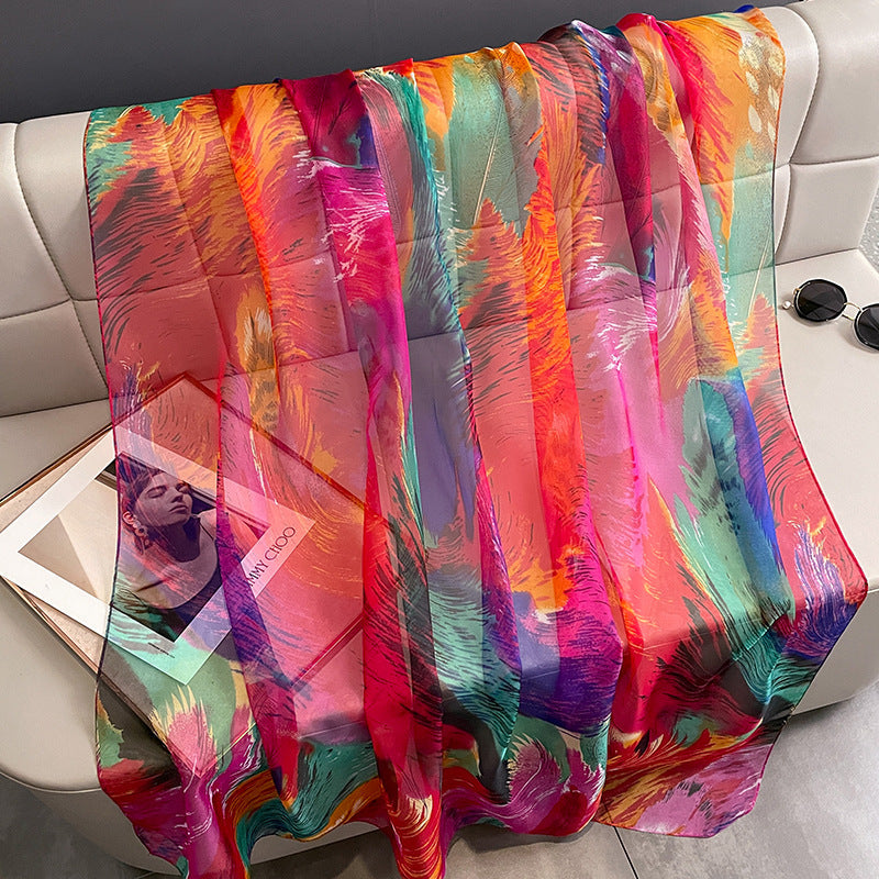 Echarpe Toque de Seda Roma 180x135cm - Estilo 18