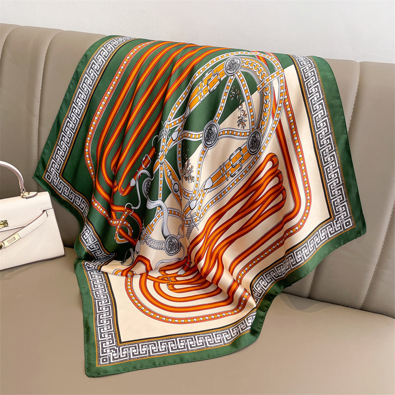 Lenço Toque de Seda Pisa 70x70cm - Estilo 37