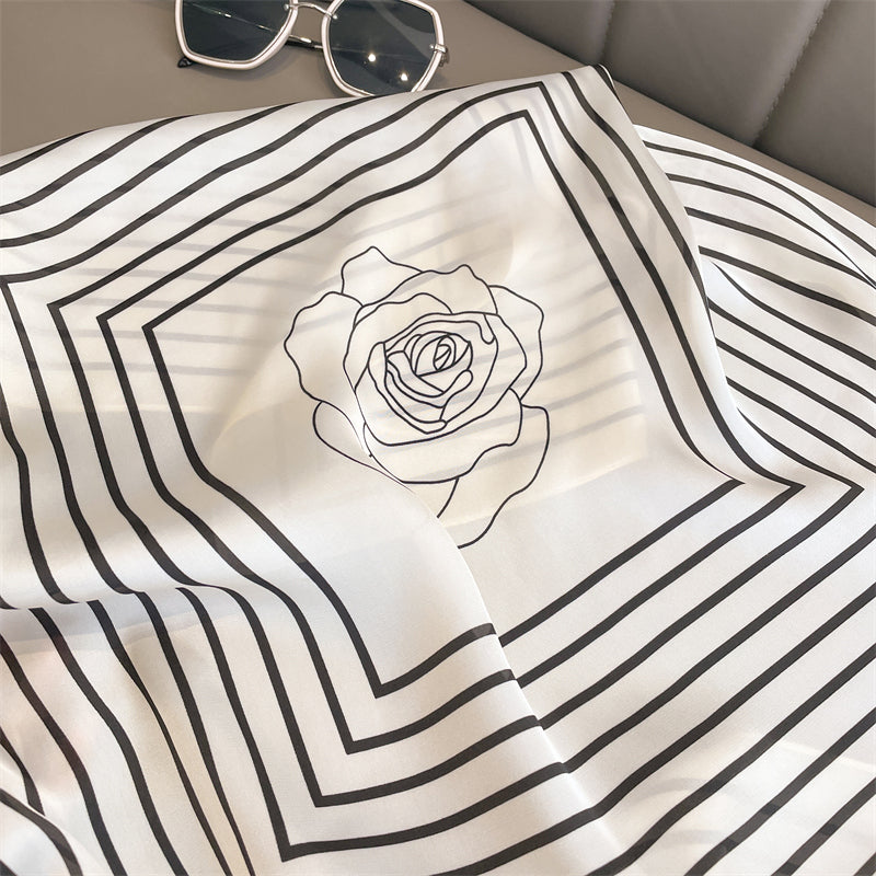 Lenço Toque de Seda Pisa 70x70cm - Estilo 18