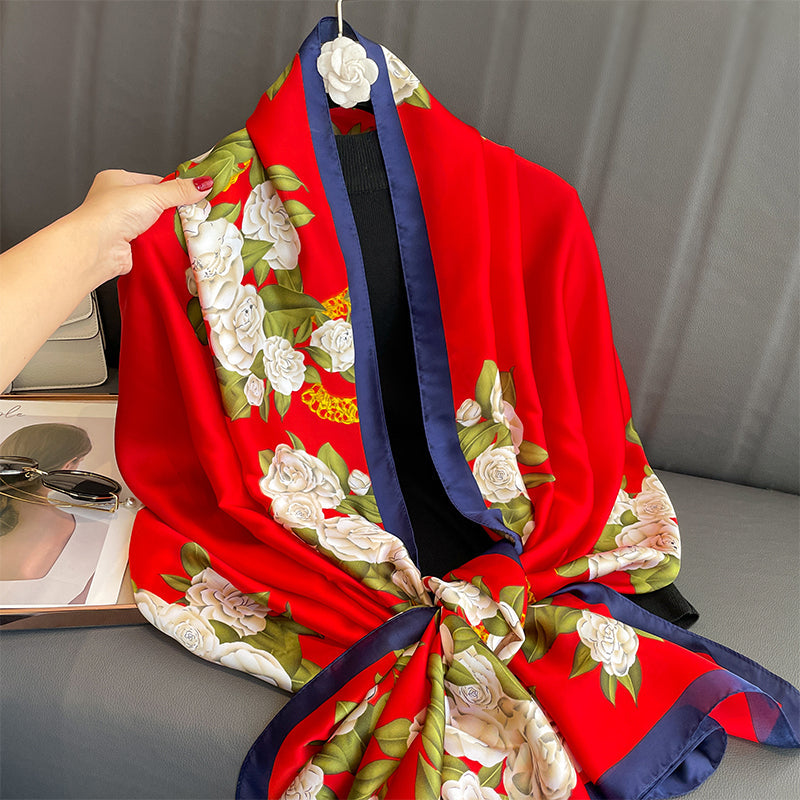 Echarpe Toque de Seda Florença 180x90cm - Estilo 47