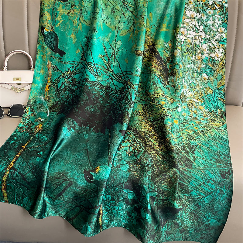 Echarpe Toque de Seda Milão 180x90cm - Estilo 38