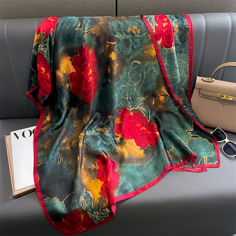 Echarpe Toque de Seda Florença 180x90cm - Estilo 17