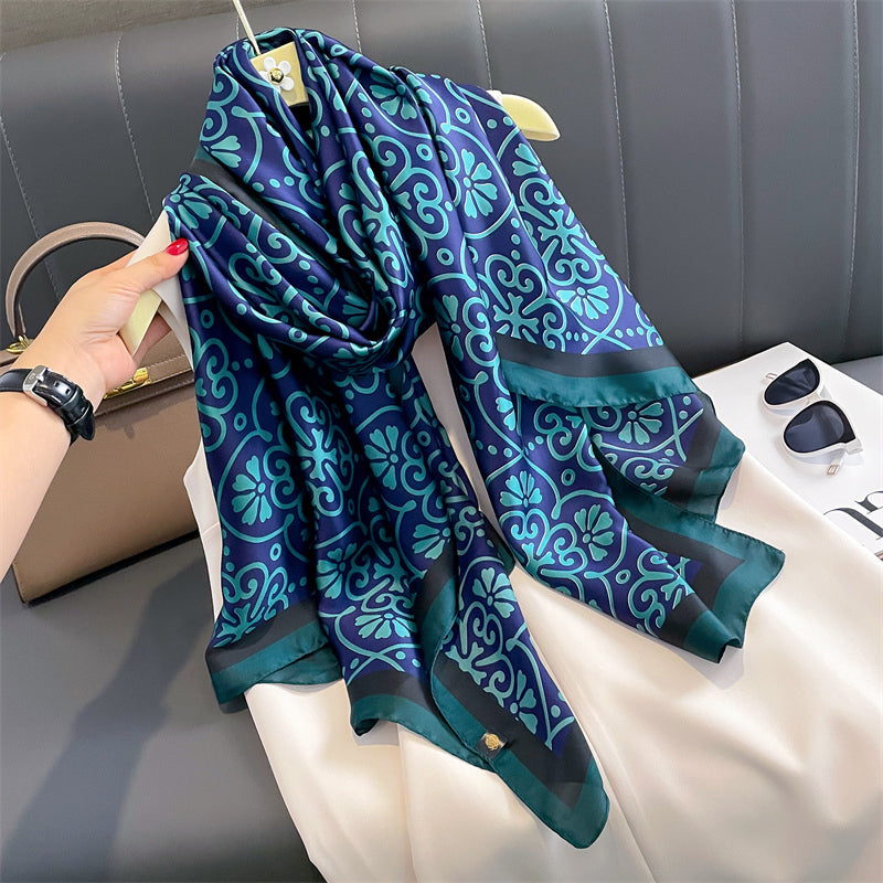 Echarpe Toque de Seda Florença 180x90cm - Estilo 16