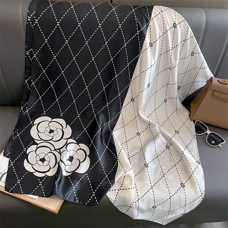 Echarpe Toque de Seda Florença 180x90cm - Estilo 30