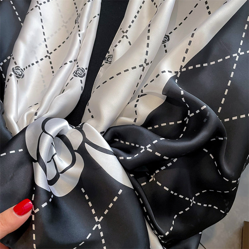 Echarpe Toque de Seda Florença 180x90cm - Estilo 30