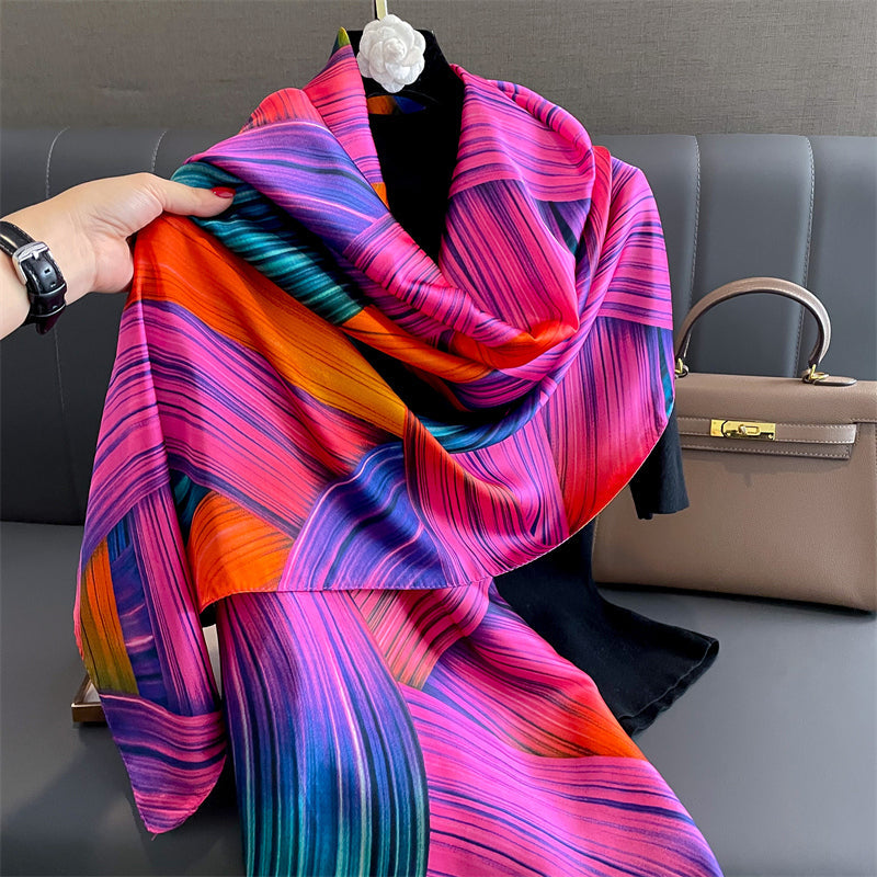 Echarpe Toque de Seda Florença 180x90cm - Estilo 31