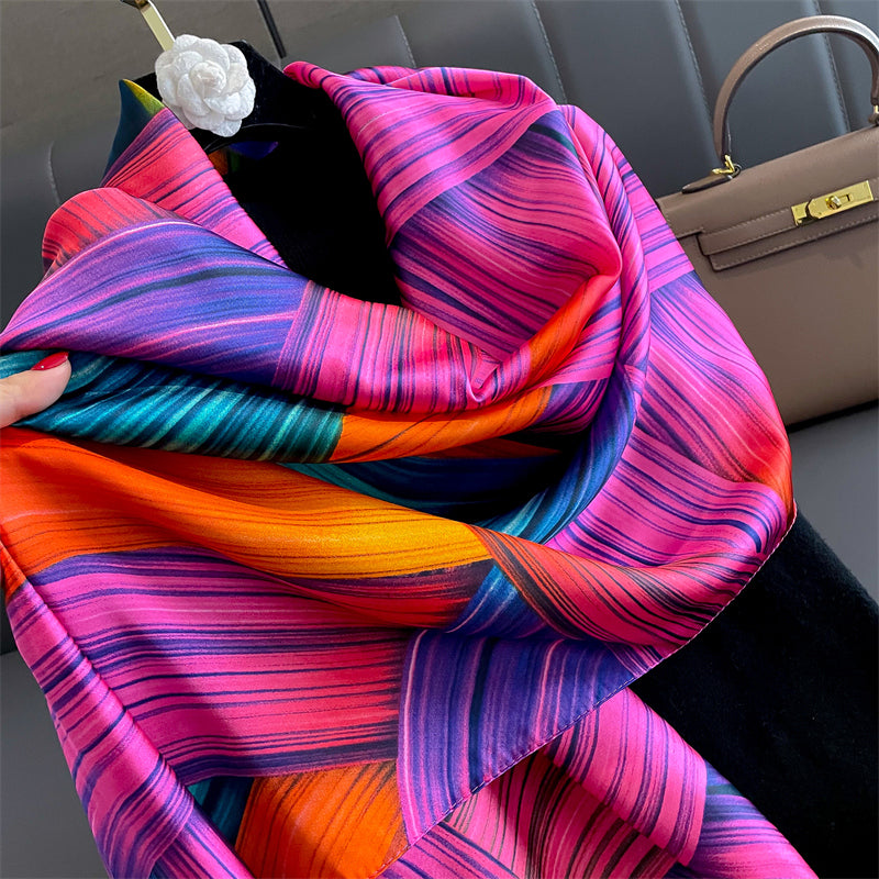Echarpe Toque de Seda Florença 180x90cm - Estilo 31
