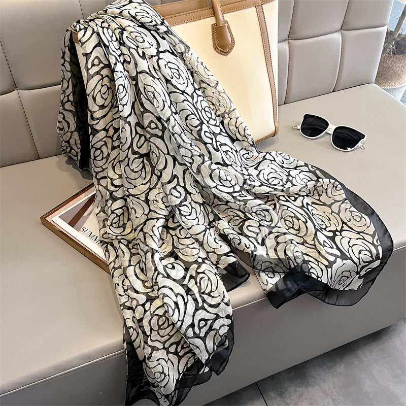 Echarpe Toque de Seda Roma 180x135cm - Estilo 12
