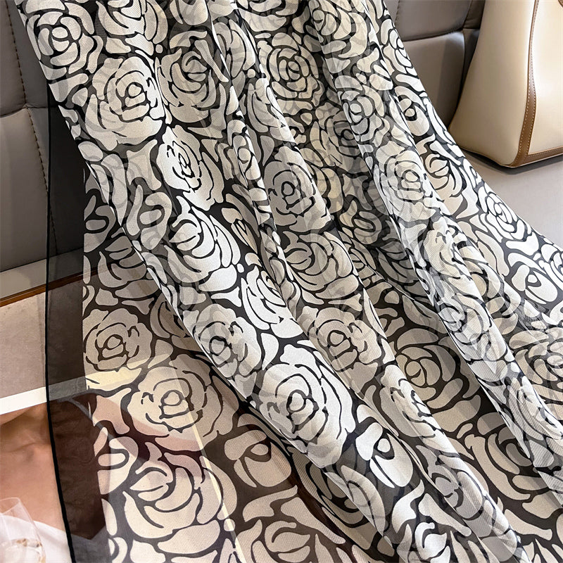 Echarpe Toque de Seda Roma 180x135cm - Estilo 12