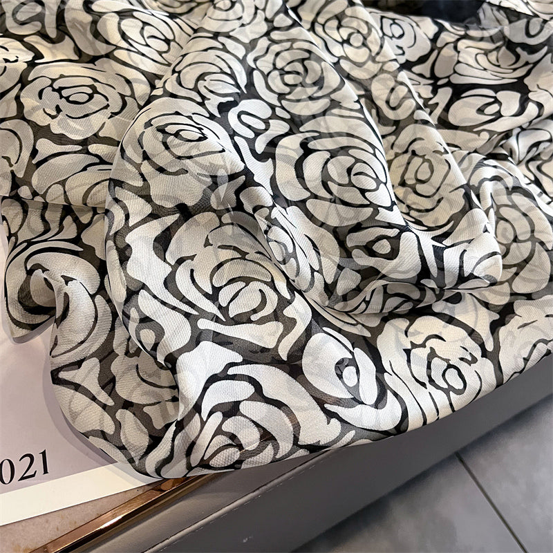 Echarpe Toque de Seda Roma 180x135cm - Estilo 12
