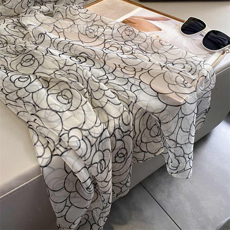 Echarpe Toque de Seda Roma 180x135cm - Estilo 7