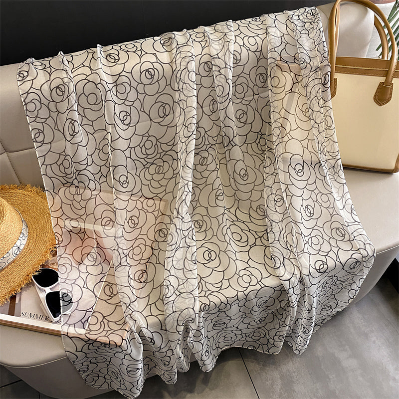Echarpe Toque de Seda Roma 180x135cm - Estilo 7