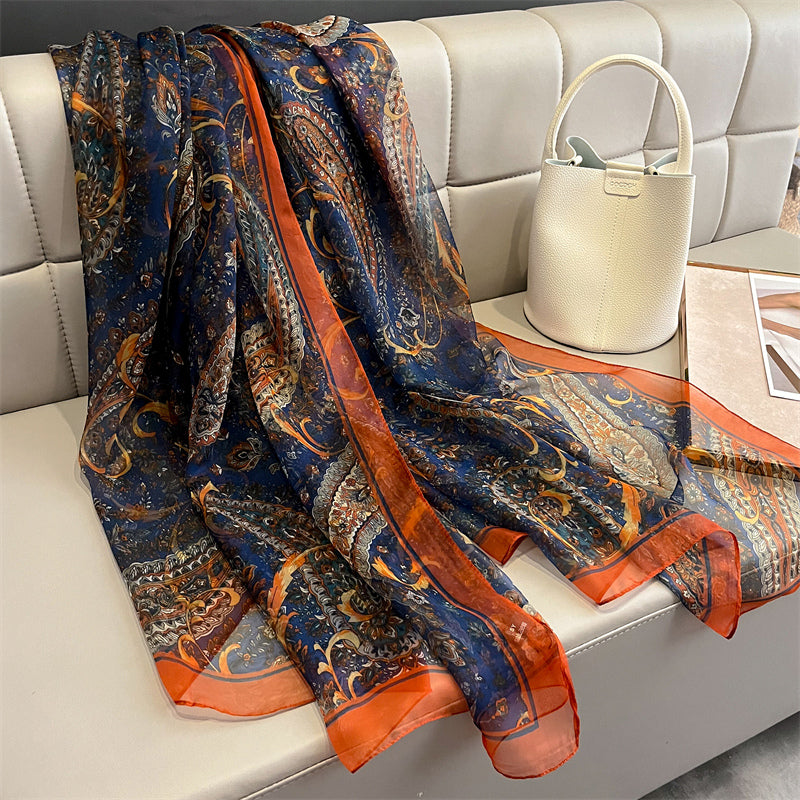Echarpe Toque de Seda Roma 180x135cm - Estilo 26