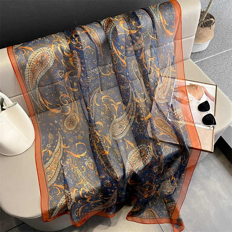 Echarpe Toque de Seda Roma 180x135cm - Estilo 26