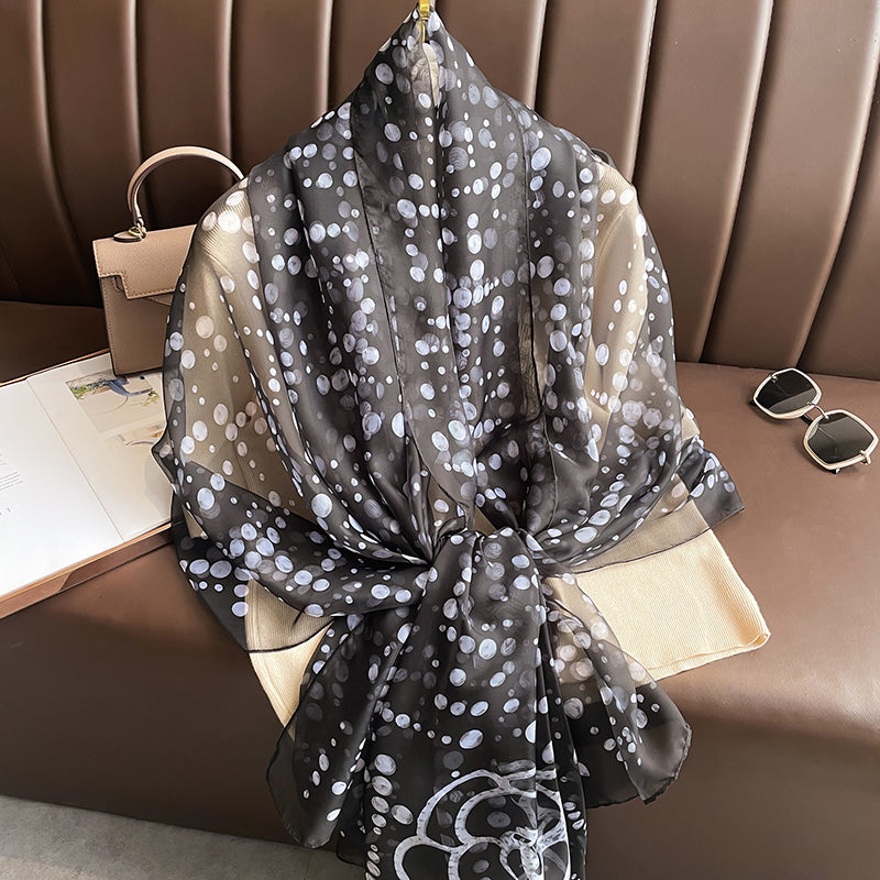 Echarpe Toque de Seda Roma 180x135cm - Estilo 48