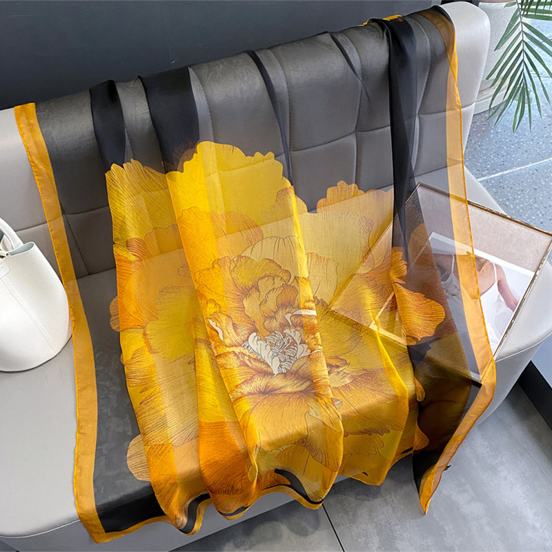 Echarpe Toque de Seda Roma 180x135cm - Estilo 11