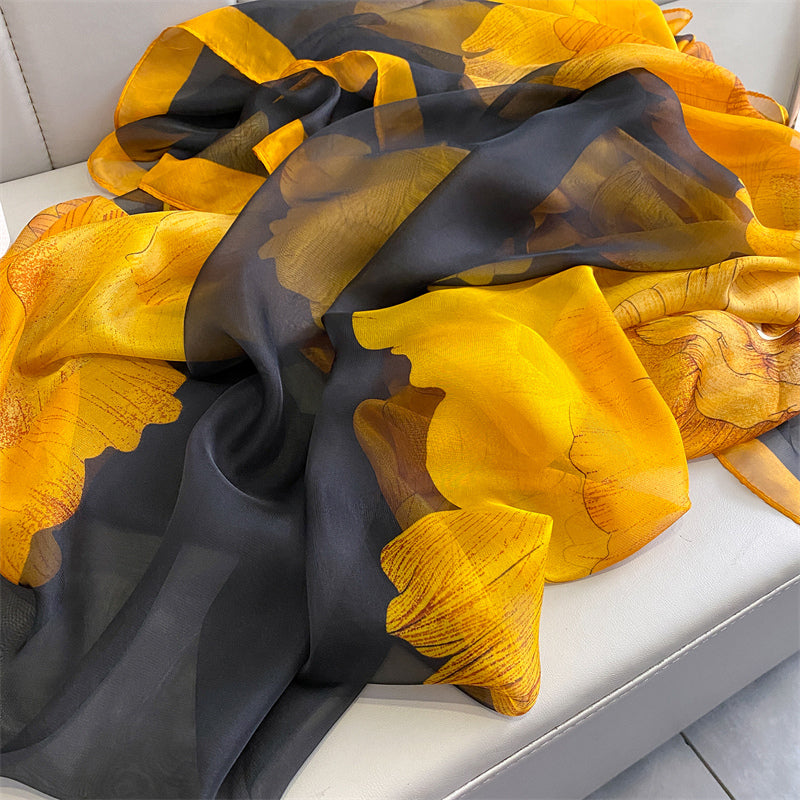 Echarpe Toque de Seda Roma 180x135cm - Estilo 11