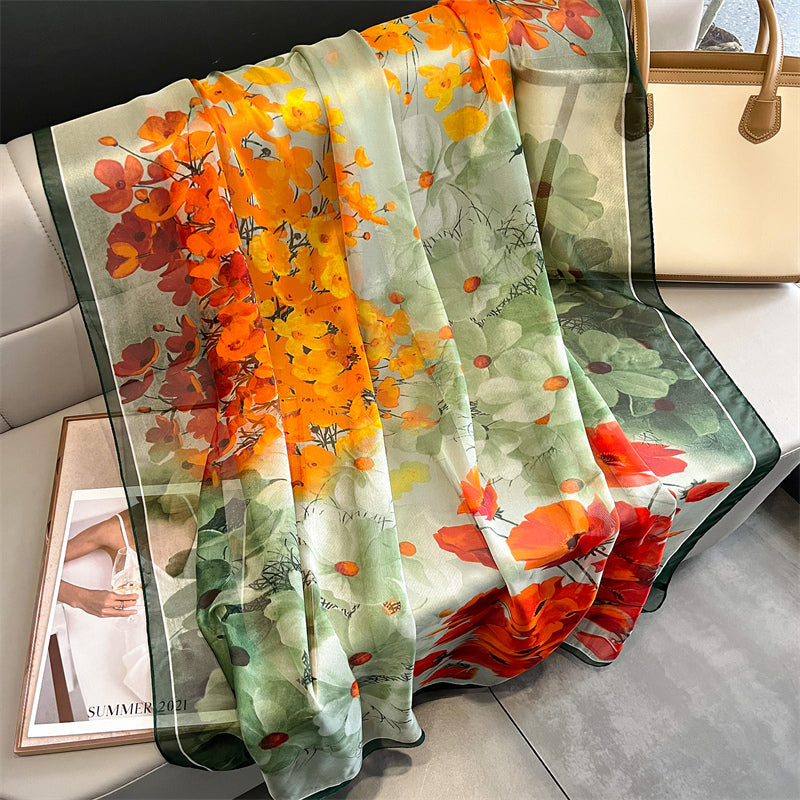 Echarpe Toque de Seda Roma 180x135cm - Estilo 17