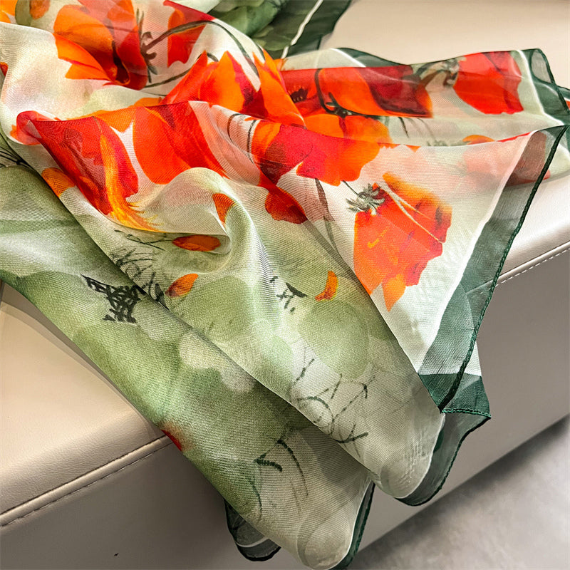 Echarpe Toque de Seda Roma 180x135cm - Estilo 17