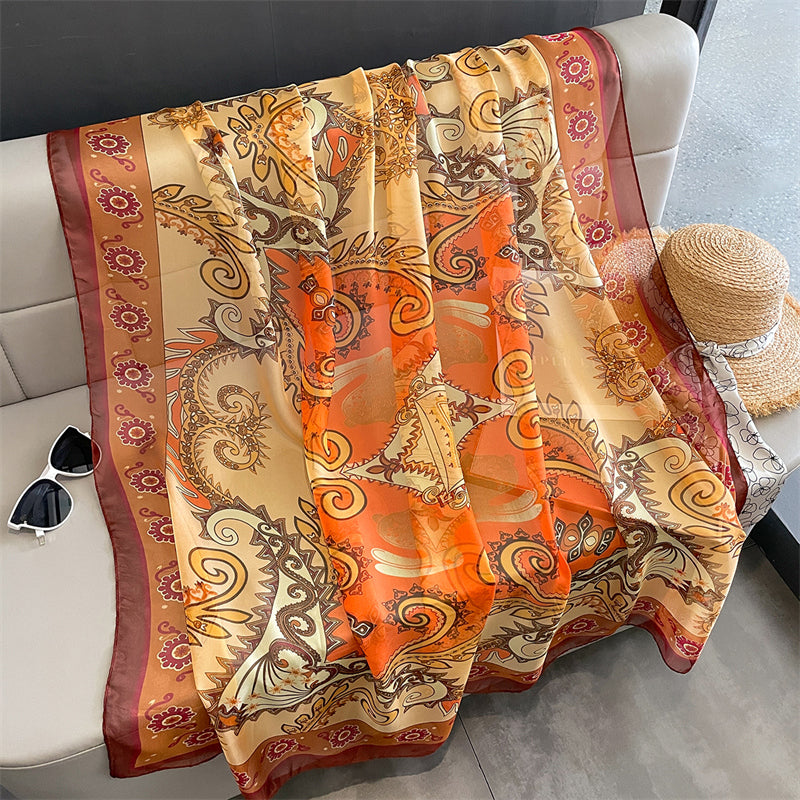 Echarpe Toque de Seda Roma 180x135cm - Estilo 72