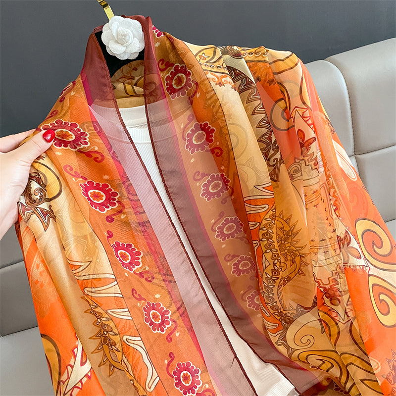 Echarpe Toque de Seda Roma 180x135cm - Estilo 72