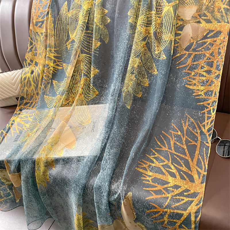Echarpe Toque de Seda Roma 180x135cm - Estilo 30