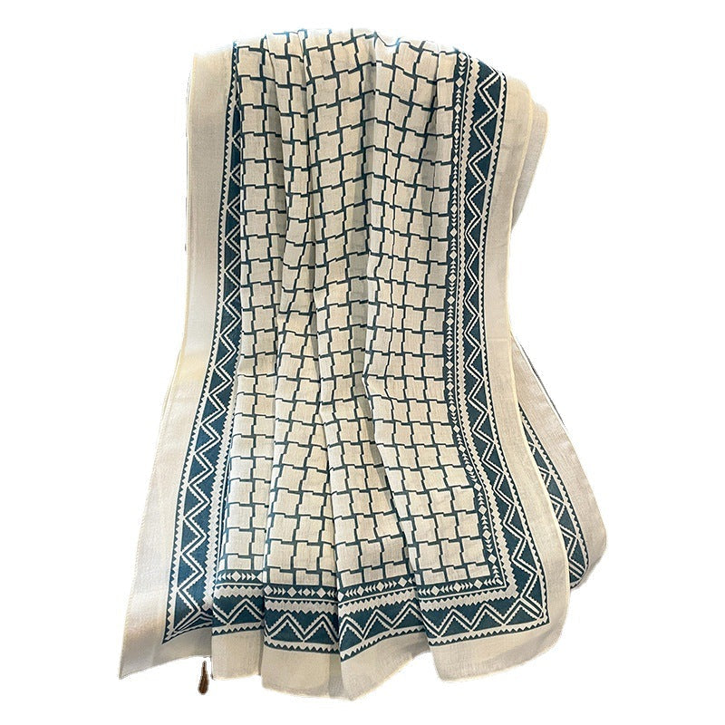Echarpe de Algodão Turim 180x90cm - Estilo 40