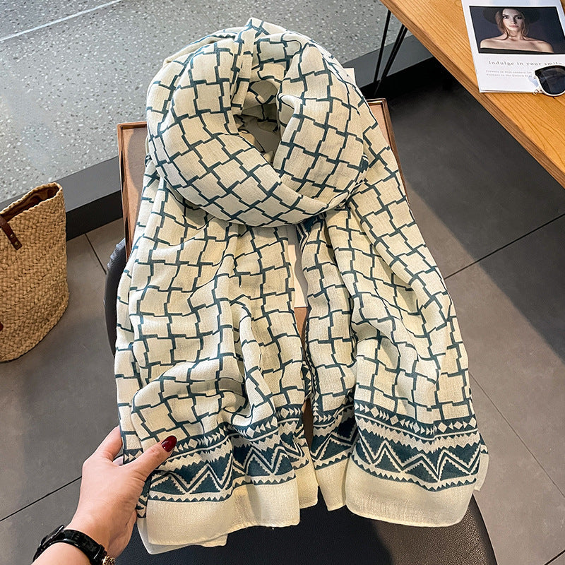 Echarpe de Algodão Turim 180x90cm - Estilo 40