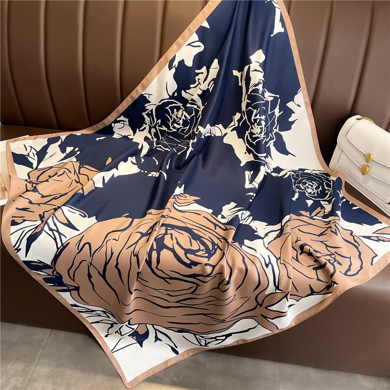 Lenço Toque de Seda Verona 90x90cm - Estilo 2