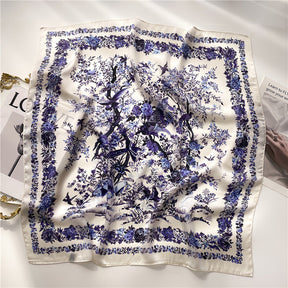 Lenço Toque de Seda Ravena 70x70cm - Estilo 18