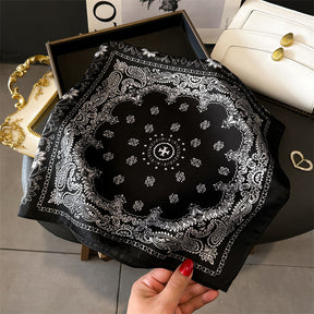 Lenço Toque de Seda Ravena 70x70cm - Estilo 3