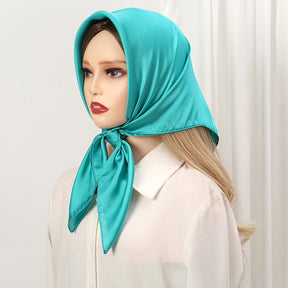 Lenço Toque de Seda Cores Lisas 70x70cm - Cor 20