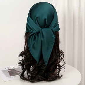 Lenço Toque de Seda Cores Lisas 70x70cm - Cor 13
