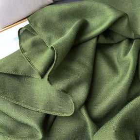 Echarpe de Algodão Lisa 180x90cm - Verde-Oliva