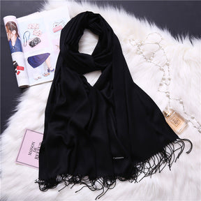 Pashmina Lisa 175x70cm - Preta